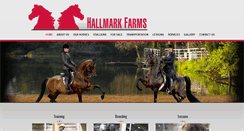 Desktop Screenshot of hallmarkfarms.com